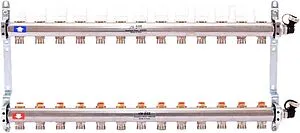 Группа коллекторная распределительная 13 отводов 1&quot;в/в x ¾&quot;ек Uni-fitt 451I4313, 1