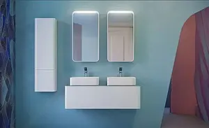 Шкаф-пенал подвесной Raval Pure 33 белый Pur.04.33/P/W (04.120) Шкаф-пенал подвесной Raval Pure 33 белый Pur.04.33/P/W (04.120), 4