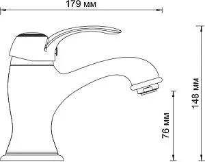 Смеситель для раковины Wasserkraft Isar бронза 1303 Смеситель для раковины Wasserkraft Isar бронза 1303, 2