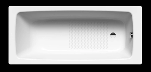 Ванна стальная Kaldewei Cayono Star 180x80 mod. 757 anti-slip+easy-clean с отв. для ручек белый 275730003001