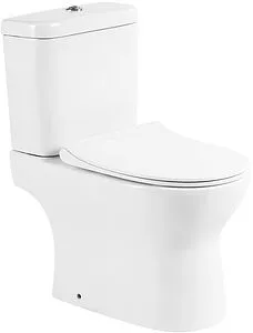 Унитаз-компакт безободковый BelBagno Steam белый BB130CPR/SC+BB130T, 1