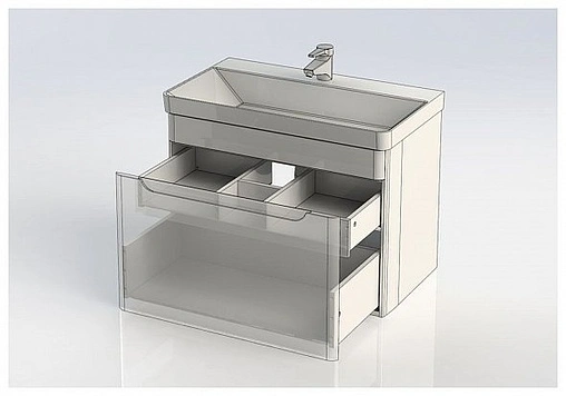 Тумба под умывальник Aquanet София 80 белый 00199869