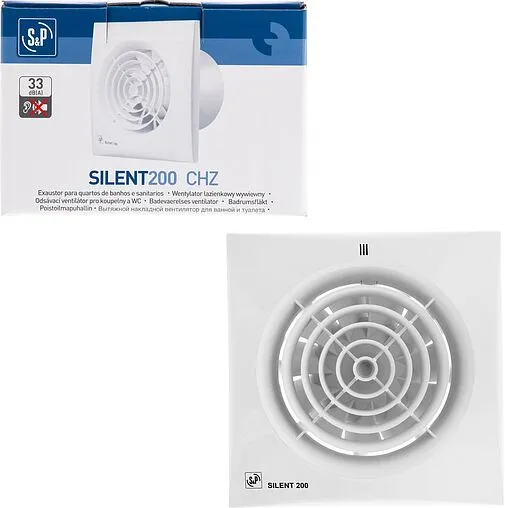 Вентилятор вытяжной Soler &amp; Palau SILENT-200 CHZ белый