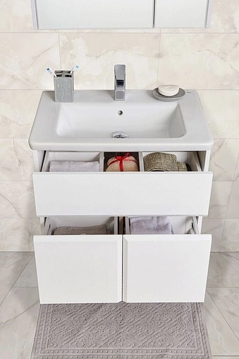 Тумба под умывальник подвесная Roca UP 60 белый глянец ZRU9303010