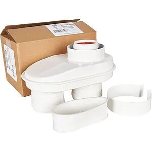 Адаптер разделительный Ø 60/100 x 80/80мм (алюм.) Rommer RCA-8080-210002, 4