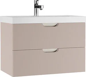 Тумба под умывальник подвесная Домино Classica 80 латте DD2509T, 1