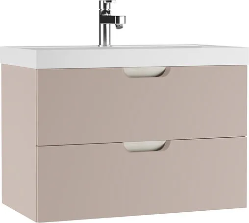 Тумба под умывальник подвесная Домино Classica 80 латте DD2509T