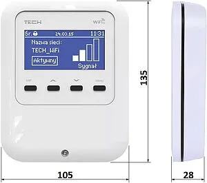 Wi-Fi Интернет модуль для дистанционно управлять работой котла TECH ST-WiFi RS WG.05.0047, 2
