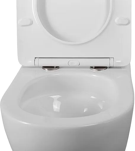 Унитаз подвесной безободковый BelBagno Sfera-R Tornado белый BB046CH-TOR/SC