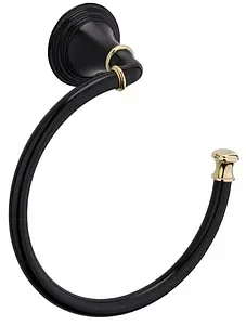 Полотенцедержатель Fixsen Luksor чёрный/золото FX-71611B Полотенцедержатель Fixsen Luksor чёрный/золото FX-71611B, 1