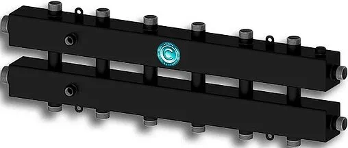 Коллектор распределительный 7 контуров 1¼&quot;н x 1&quot;н Север-КМ7 1925074