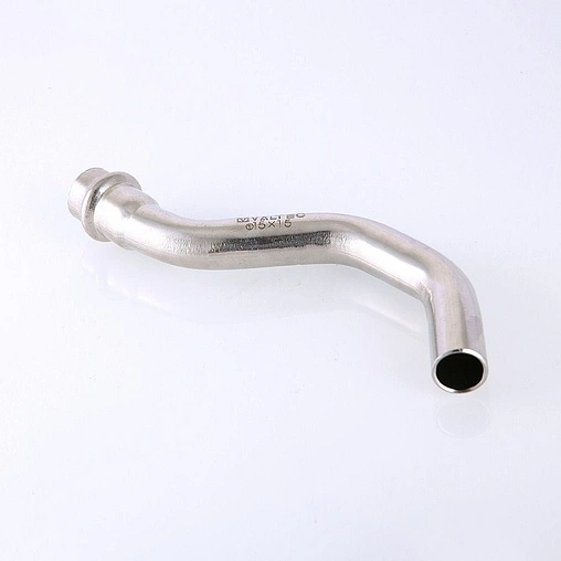 Колено обводное пресс однораструбное 15мм Valtec VT.INOX-PRESS VTi.970.I.001515