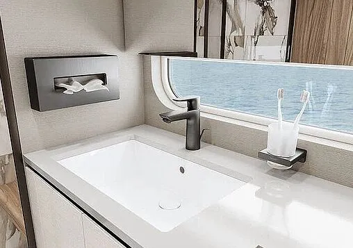 Держатель для бумажных полотенец Hansgrohe AddStoris шлифованный чёрный хром 41774340