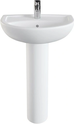 Раковина Norm Fit 55 белый 6894B099-1776