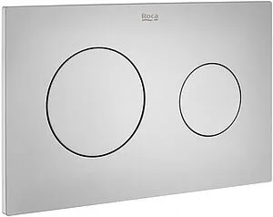 Клавиша смыва для унитаза Roca Duplo One PL-10 890189002 хром матовый Клавиша смыва для унитаза Roca Duplo One PL-10 890189002 хром матовый, 1