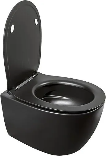 Унитаз подвесной безободковый ISVEA Sentimenti Neo Vortex черный матовый 10AR02013-2N