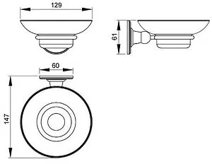 Мыльница Timo Nelson бронза 160021/02 Мыльница Timo Nelson бронза 160021/02, 2
