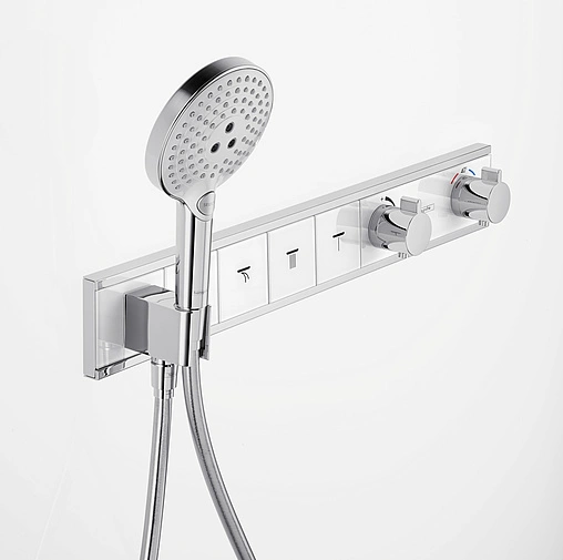 Термостат для 4 потребителей Hansgrohe RainSelect белый/хром 15357400