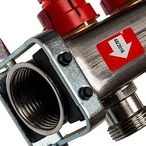 Группа коллекторная с расходомерами 5 отводов 1&quot;в/в x ¾&quot;ек Stout SMS 0917 000005, 4