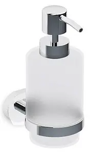 Дозатор для жидкого мыла Rav Slezak Yukon хром/белый YUA0303CB Дозатор для жидкого мыла Rav Slezak Yukon хром/белый YUA0303CB, 1