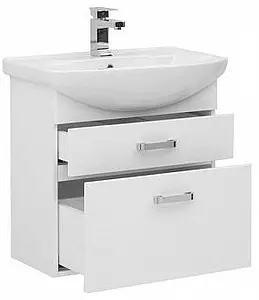 Тумба-умывальник Aquanet Ирис 65 белый 00198383+00182642, 5