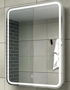 Шкаф-зеркало Continent Tulip 60 белый ЗЛП200, 1