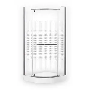 Душевое ограждение 900x900мм прозрачное/матовое стекло Roltechnik Austin AUSTIN/900 N0018 Душевое ограждение 900x900мм прозрачное/матовое стекло Roltechnik Austin AUSTIN/900 N0018, 4