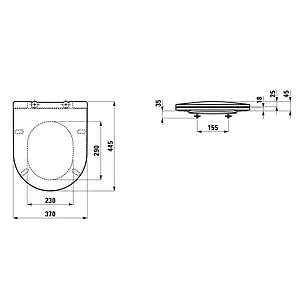 Крышка-сиденье для унитаза Laufen Pro белый 8.9896.5.000.000.1, 2