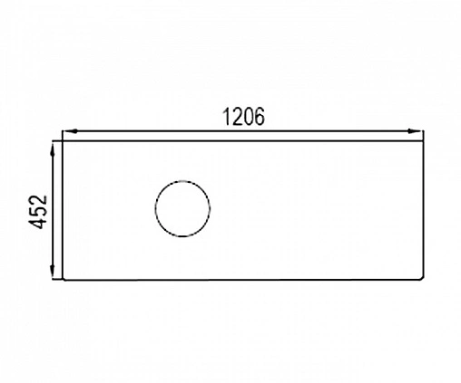 Столешница Aquaton Брук 120 (80+40) белый глянцевый 1A204505BC010