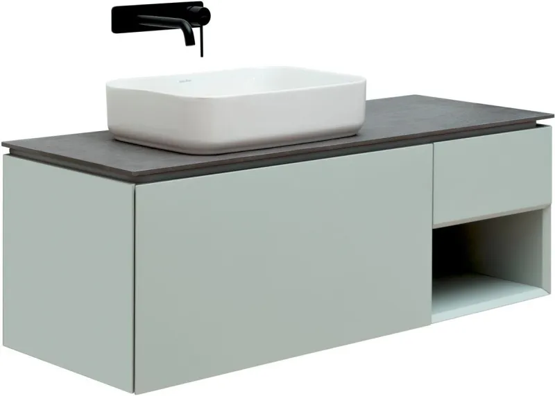 Тумба-умывальник подвесная Allen Brau Infinity 120 L папирус 1.21006.PWM+, 1