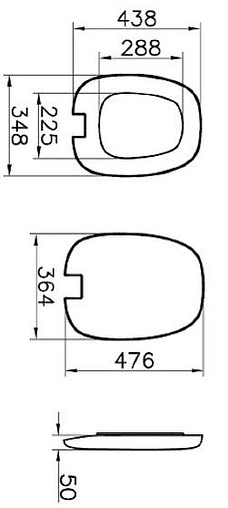 Крышка-сиденье для унитаза с микролифтом VitrA Plural черный матовый 126-083-009