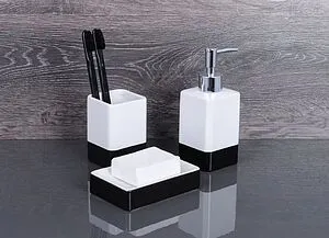 Стакан Fixsen Text чёрный/белый FX-230-3 Стакан Fixsen Text чёрный/белый FX-230-3, 3