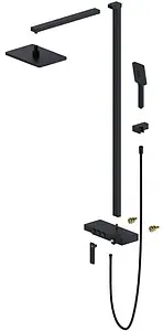 Душевая система со смесителем для душа Timo Torne чёрный матовый SX-4310/03 Душевая система со смесителем для душа Timo Torne чёрный матовый SX-4310/03, 3