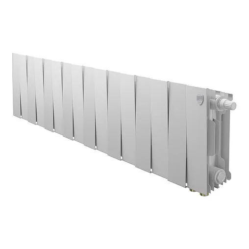 Радиатор биметаллический 16 секций нижнее правое подключение Royal Thermo PianoForte 200 VDR80 Bianco Traffico RTPBTVDR8020016