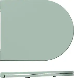 Крышка-сиденье для унитаза с микролифтом ISVEA F50 мятно-зеленый 40KF0542I-S, 1