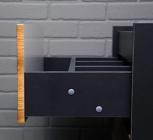 Тумба-умывальник напольная Домино Karat 80 дуб вотан/антрацит DK3211T+4627173210188