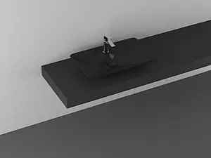 Раковина ISVEA SistemaY Clear 65 черный матовый 10SY50065SV-2N Раковина ISVEA SistemaY Clear 65 черный матовый 10SY50065SV-2N, 3