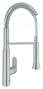 Смеситель для кухни с выдвижным изливом Grohe K7 хром матовый 31379DC0 Смеситель для кухни с выдвижным изливом Grohe K7 хром матовый 31379DC0, 1