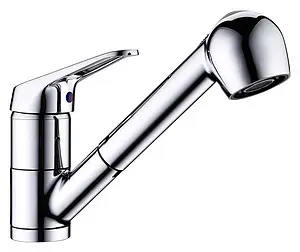 Смеситель для кухни с выдвижным изливом Omoikiri Takayama-S хром 4994156, 1