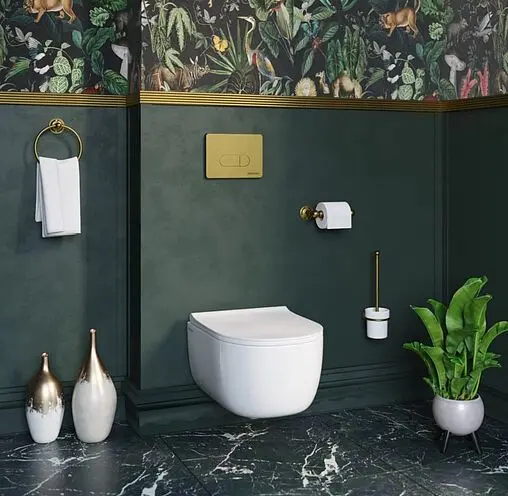 Клавиша смыва для унитаза BERGES Novum D8 040038 бронза