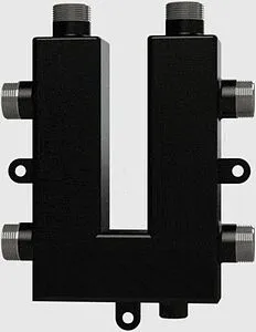 Коллектор распределительный кольцевой 2 контура 1"н x 1"н Север-KLK2 1925086 Коллектор распределительный кольцевой 2 контура 1"н x 1"н Север-KLK2 1925086, 3