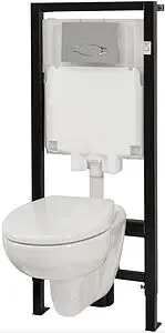 Комплект 5 в 1 Jacob Delafon Brive E21733RU-00 с кнопкой E21822-CP хром глянцевый Комплект 5 в 1 Jacob Delafon Brive E21733RU-00 с кнопкой E21822-CP хром глянцевый, 1