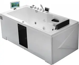 Ванна акриловая с гидромассажем Gemy 171x86 L G9066 II O L Ванна акриловая с гидромассажем Gemy 171x86 L G9066 II O L, 1