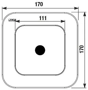 Автоматическое устройство смыва для писсуара (от сети 24V) Jika Golem хром глянцевый 8.9482.8.000.000.1, 2