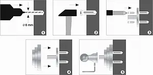 Держатель туалетной бумаги Wasserkraft Ammer никель 7025 Держатель туалетной бумаги Wasserkraft Ammer никель 7025, 4