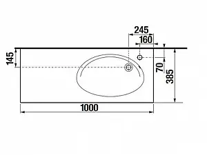 Раковина Roca Etna 100 R белый 327009000, 2