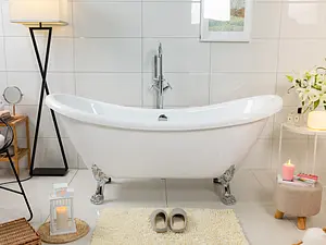 Ванна акриловая отдельностоящая Swedbe Vita 176x72 8818CH, 4