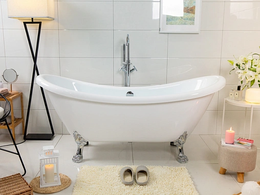 Ванна акриловая отдельностоящая Swedbe Vita 176x72 8818CH