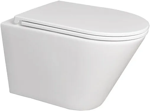 Унитаз подвесной безободковый Terminus Классик Tornado белый 02W54x36W