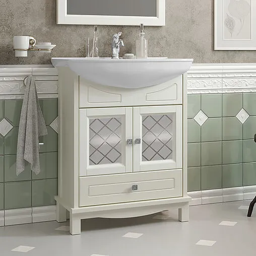 Тумба-умывальник напольная Opadiris Омега 65 слоновая кость 00-00003138+4640021062296